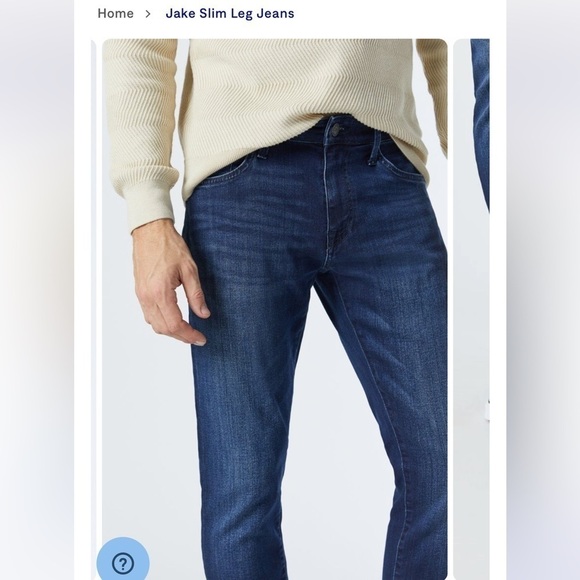 Mavi jeans Jake slim leg blue jeans size 32” - Picture 4 of 16